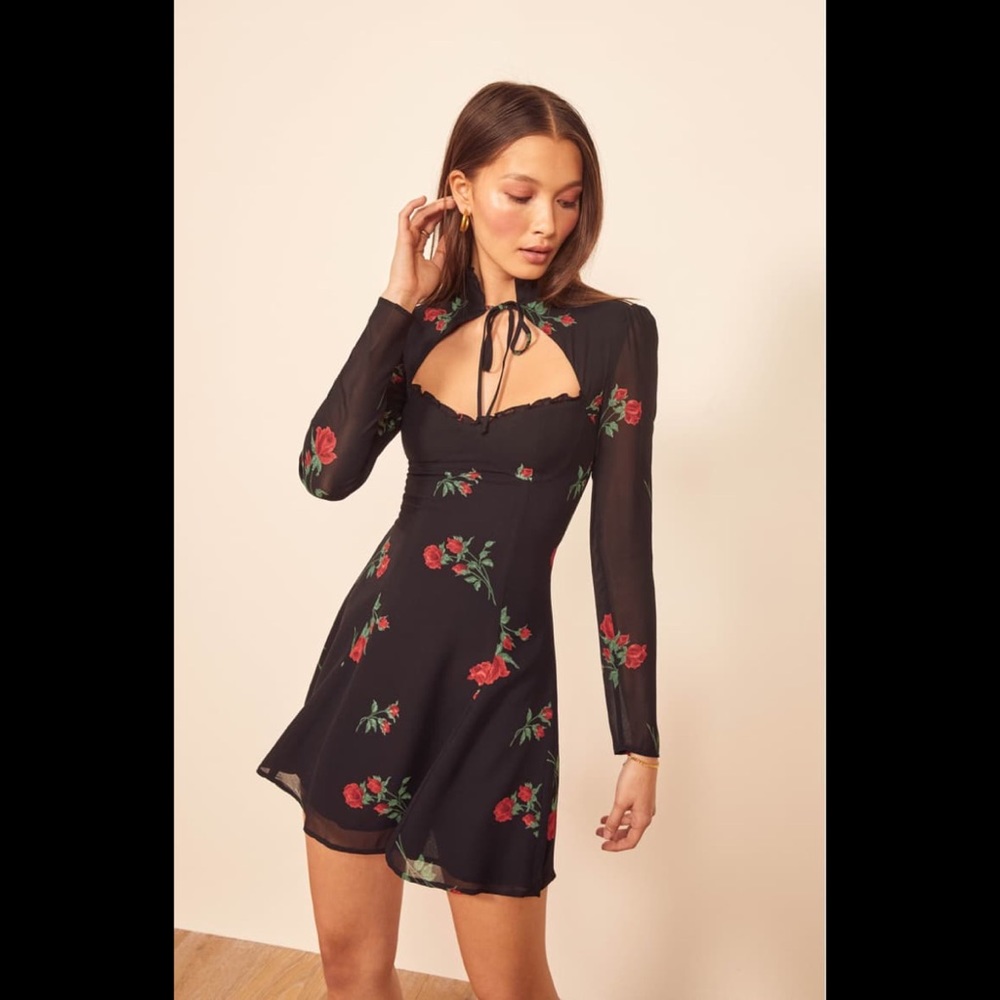 🆕NWT Reformation Vivianne Dress Rochelle